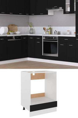 vidaXL 802498 - Armoire à four "Riga" 60x46x81,5 cm Bois d’ingénierie