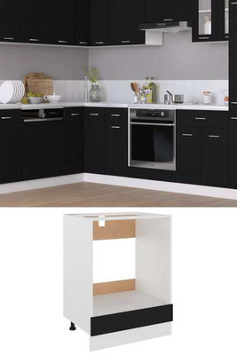 vidaXL 802498 - Armoire à four "Riga" 60x46x81,5 cm Bois d’ingénierie