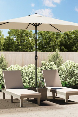 vidaXL 40772 - Parasol 200 x 300 cm sable Rectangulaire