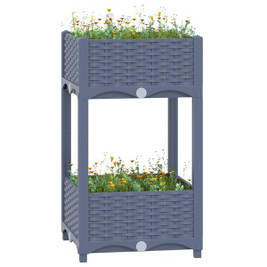 vidaXL 310405 - Raised Bed 40x40x71 cm Polypropylene