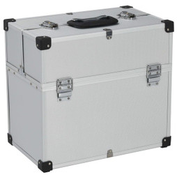 vidaXL 91848 - Boîte à outils 38x22,5x34 cm é Aluminium