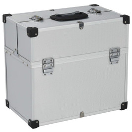 vidaXL 91848 - Boîte à outils 38x22,5x34 cm é Aluminium