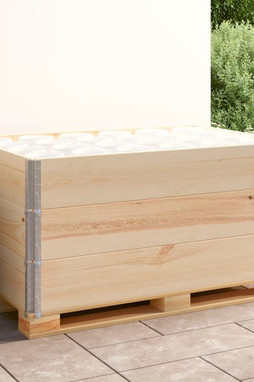 vidaXL 310051 - Colliers de palette 3 pcs 80x120 cm Bois de pin solide
