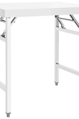 vidaXL 326156 - Kitchen Folding Work Table 85x60x80 cm Stainless Steel