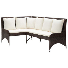 vidaXL 310225 - Garden Corner Sofas 2 pcs Poly Rattan