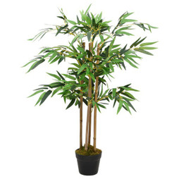 vidaXL 241362 - Plante artificielle avec pot Bambou Twiggy 90 cm