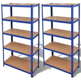 vidaXL 270565 - Storage Shelf 2 pcs