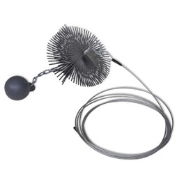 vidaXL 141272 - Brosse ronde pour cheminée Dia. 20 cm