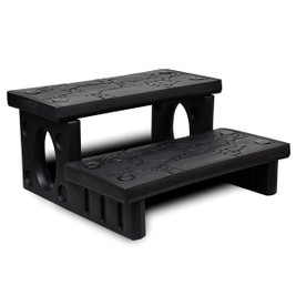 vidaXL 90717 - Black Spa Steps