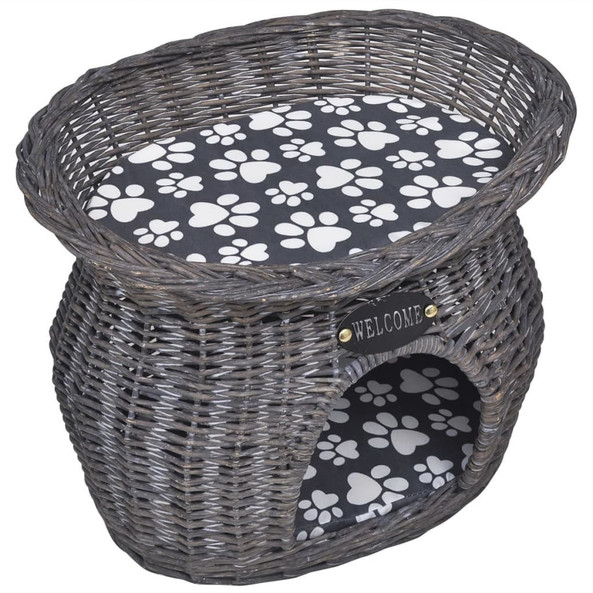 vidaXL 170222 - Arbre/maison à chat avec coussin Saule