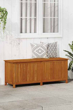 vidaXL 316491 - Garden Storage Box 150x50x58 cm Solid Acacia Wood