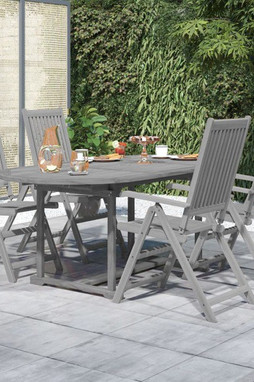 vidaXL 3079653 - 5 Piece Garden Dining Set Solid Wood Acacia