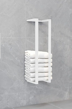 vidaXL 336116 - Towel Rack 12.5x12.5x60 cm Steel