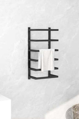vidaXL 336123 - Towel Rack 24x12x48 cm Steel