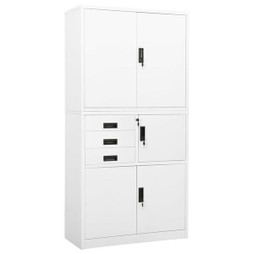 vidaXL 336413 - Office Cabinet 90x40x180 cm Steel