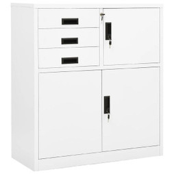 vidaXL 336405 - Office Cabinet 90x40x102 cm Steel