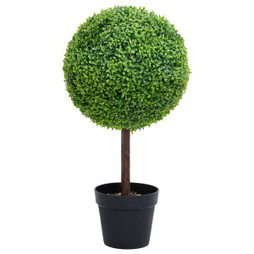 vidaXL 336509 - Plante de buis artificiel avec pot Forme de boule 50 cm