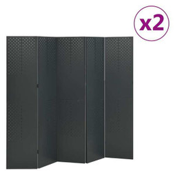 vidaXL 3095198 - Cloisons de séparation 5 panneaux 2 pcs 200x180 cm