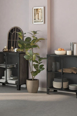 vidaXL 3095970 - Armoires de rangement 2 pcs 72x36x82 cm Métal et MDF