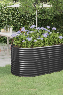 vidaXL 318951 - Lit surélevé de jardin Acier enduit de poudre