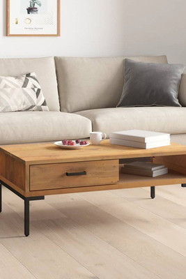 vidaXL 349929 - Coffee Table 90x50x35 cm Solid Pinewood