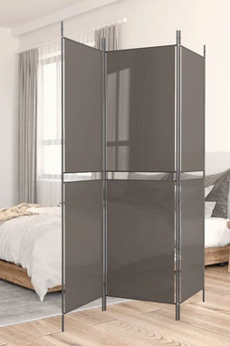 vidaXL 350212 - Cloison de séparation 3 panneaux 150x180 cm Tissu