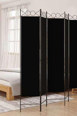vidaXL 350161 - Cloison de séparation 6 panneaux 240x200 cm Tissu