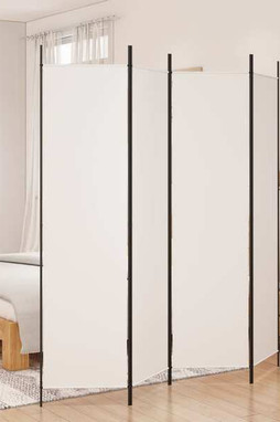 vidaXL 350182 - 4-Panel Room Divider 200x200 cm Fabric