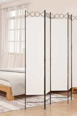 vidaXL 350154 - 5-Panel Room Divider 200x200 cm Fabric