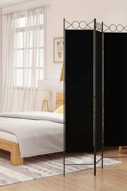 vidaXL 350149 - 3-Panel Room Divider 120x200 cm Fabric