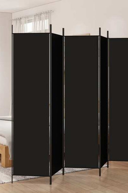 vidaXL 350189 - 5-Panel Room Divider 250x200 cm Fabric