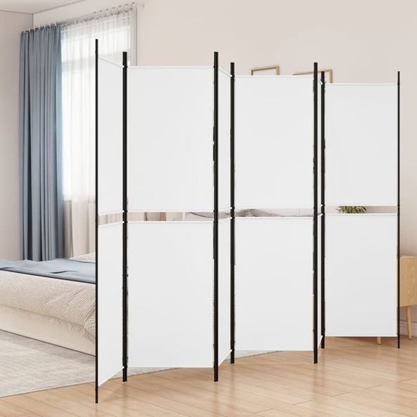 vidaXL 350238 - 6-Panel Room Divider 300x200 cm Fabric
