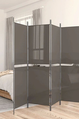 vidaXL 350252 - 5-Panel Room Divider 250x220 cm Fabric
