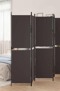 vidaXL 350219 - 5-Panel Room Divider 250x180 cm Fabric