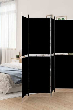vidaXL 350233 - 4-Panel Room Divider 200x200 cm Fabric