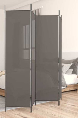 vidaXL 350284 - 4-Panel Room Divider 698x180 cm Fabric