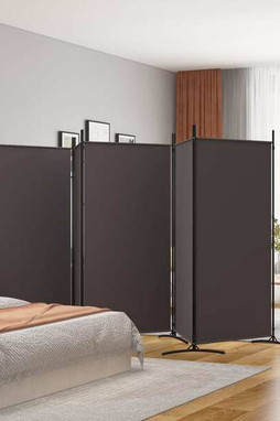 vidaXL 350267 - 5-Panel Room Divider 433x180 cm Fabric