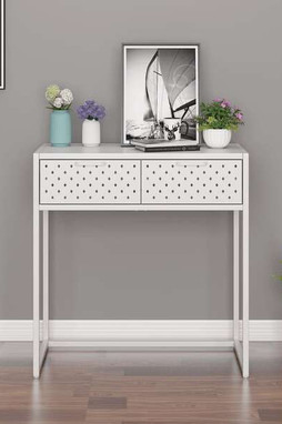 vidaXL 335890 - Console Table 72x35x75 cm Steel