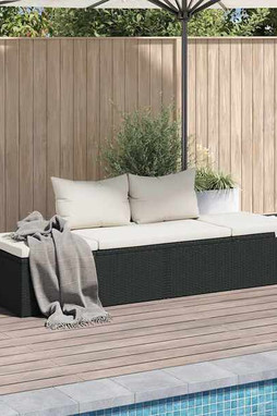 vidaXL 43953 - Garden Bed 195x60 cm Poly Rattan