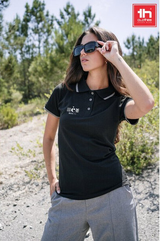 TH Clothes 30139 - Womens slim fit polo shirt