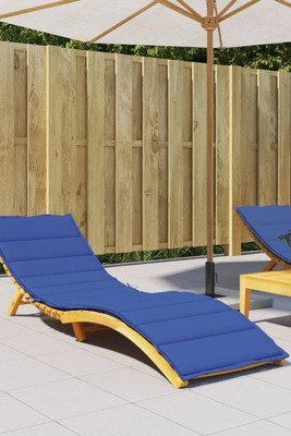 vidaXL 314198 - Sun Lounger Cushion Royal 200x50x3cm Oxford Fabric