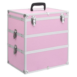 vidaXL 91841 - Make-up Case 37x24x40 cm Aluminium