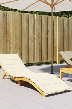 vidaXL 314220 - Sun Lounger Cushion 200x70x3cm Oxford Fabric