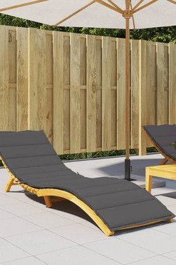 vidaXL 314203 - Sun Lounger Cushion 200x60x3cm Oxford Fabric