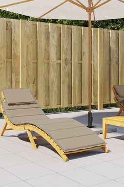 vidaXL 314166 - Sun Lounger Cushion 186x58x4cm Oxford Fabric