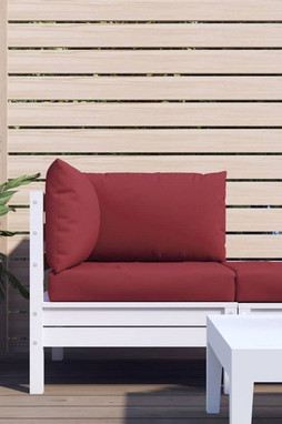 vidaXL 315073 - Pallet Cushions 3 pcs Wine Oxford Fabric