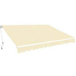 vidaXL 275572 - Folding Awning Manual Operated 400 cm
