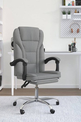 vidaXL 349782 - Reclining Office Chair Light Fabric