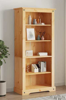 vidaXL 243744 - 5-Tier Bookcase Mexican Pine Corona Range 80x40x170 cm