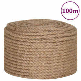 vidaXL 91275 - Rope 100% Jute 14 mm 100 m